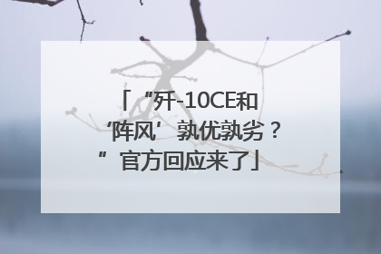 “歼-10CE和‘阵风’孰优孰劣？”官方回应来了